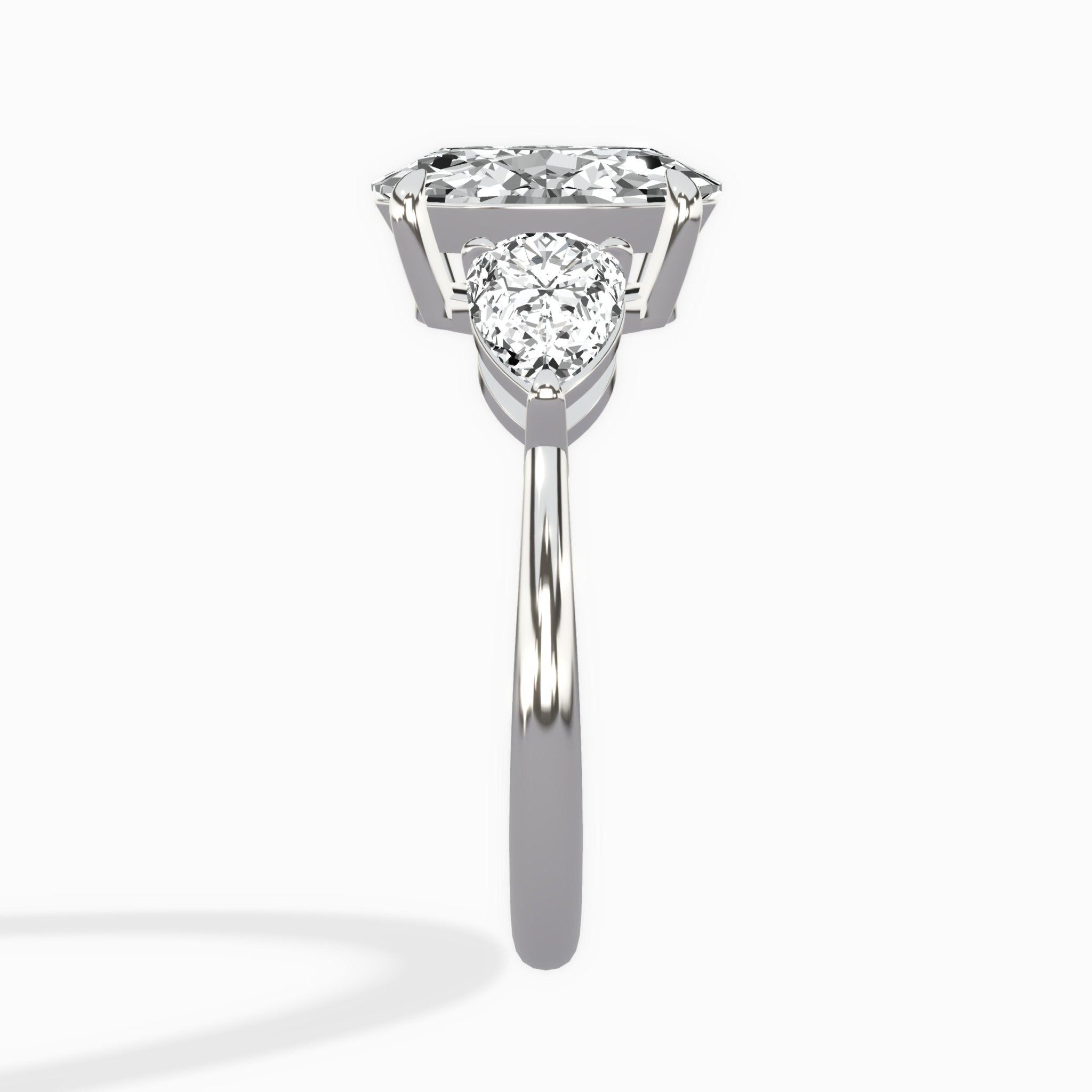 Forever Three Stone Engagement Ring - The Better Diamonds