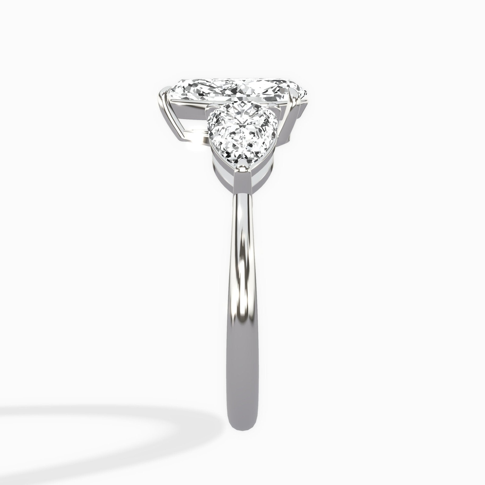 Forever Three Stone Engagement Ring - The Better Diamonds