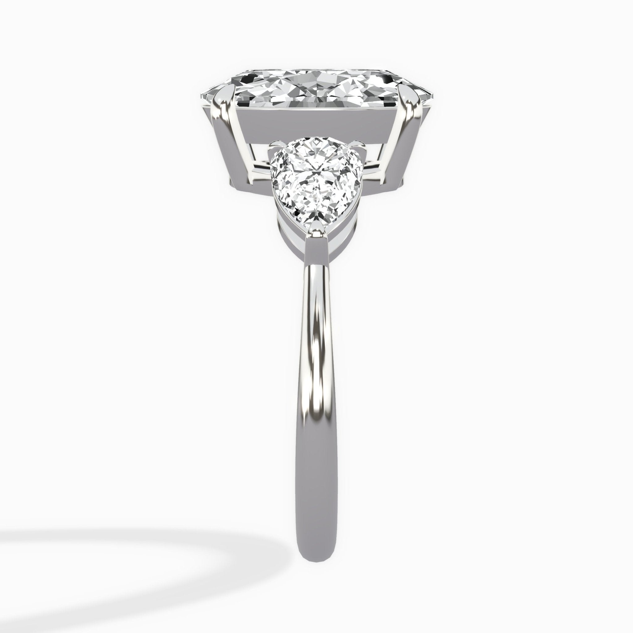 Forever Three Stone Engagement Ring - The Better Diamonds