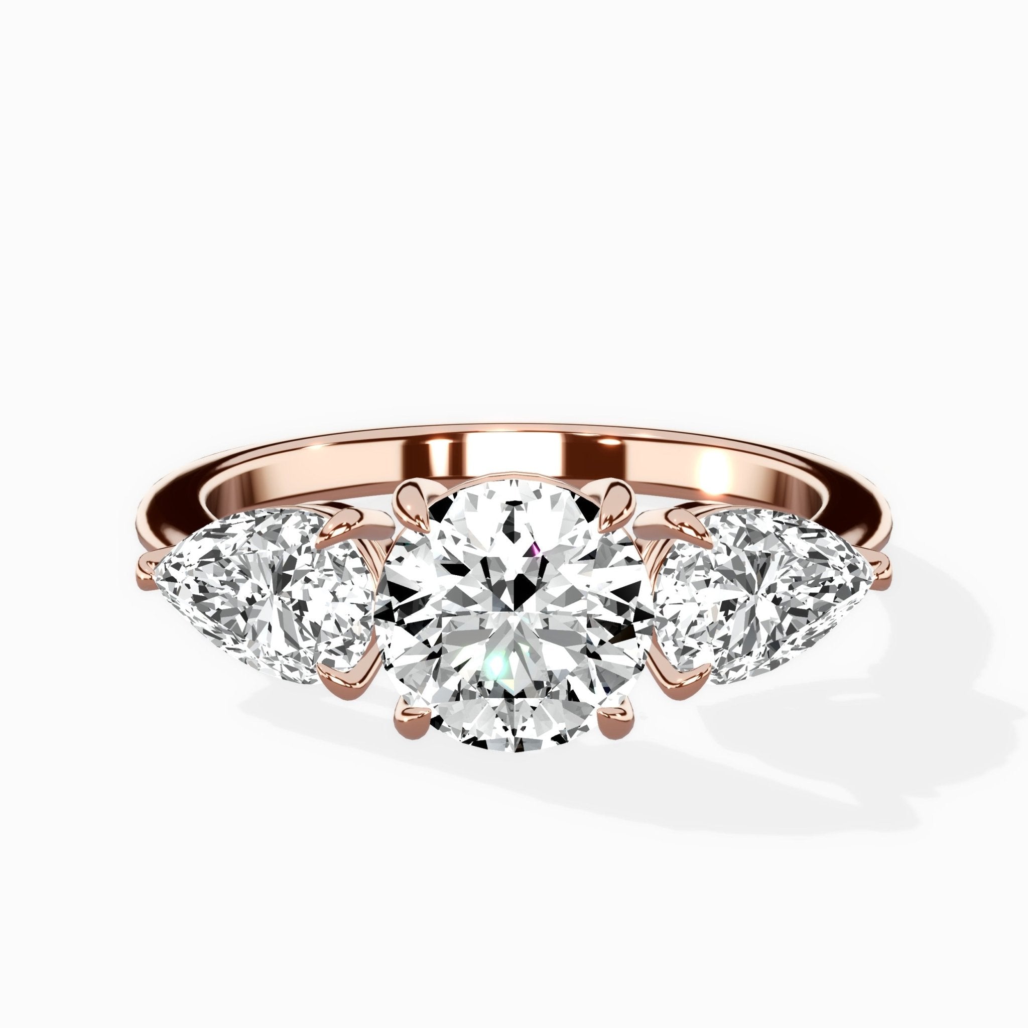 Forever Three Stone Engagement Ring - The Better Diamonds