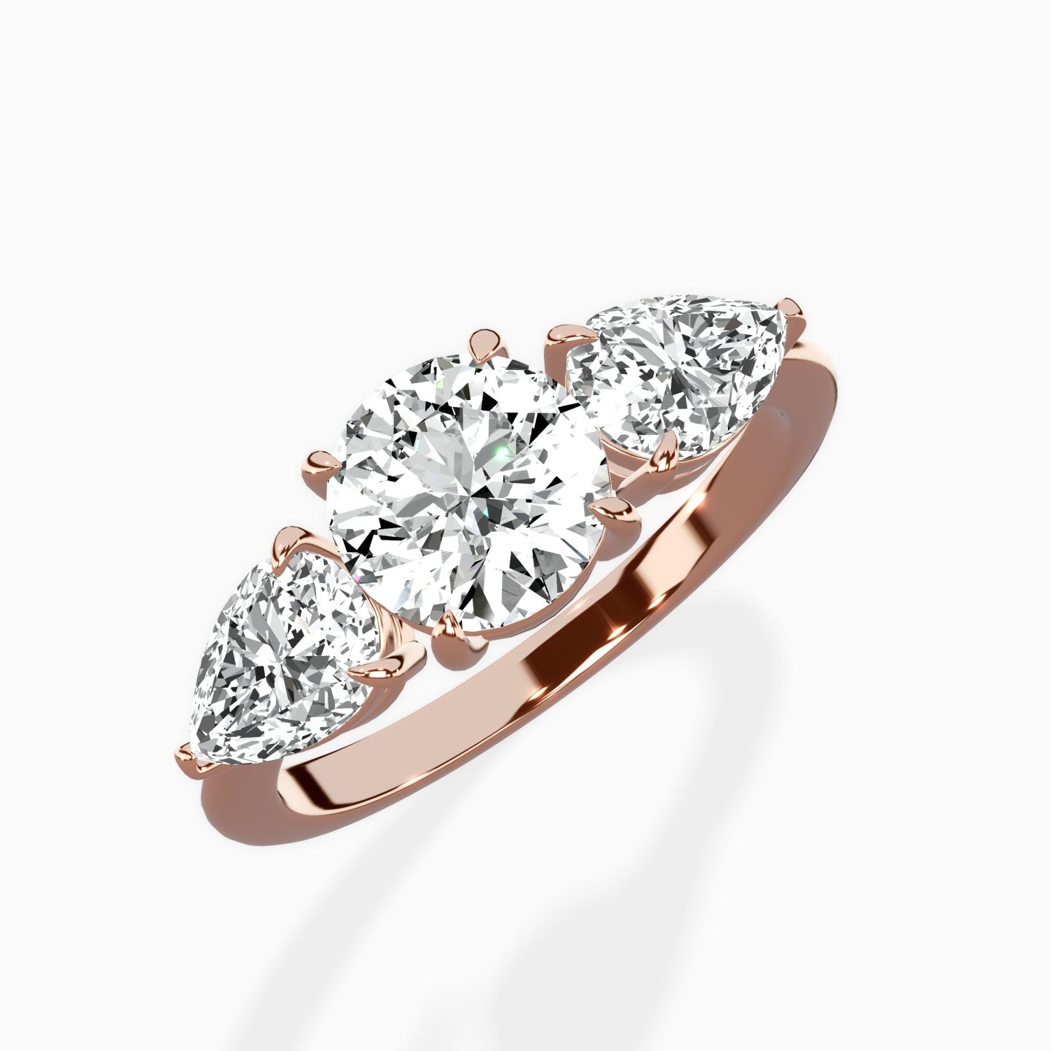 Forever Three Stone Engagement Ring - The Better Diamonds
