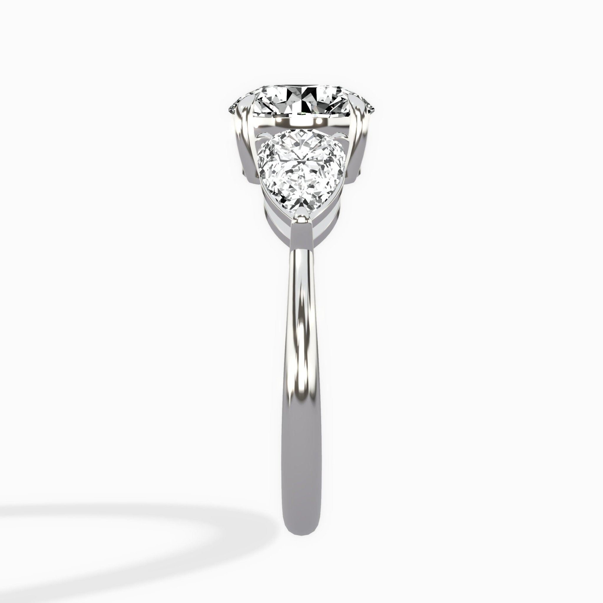 Forever Three Stone Engagement Ring - The Better Diamonds