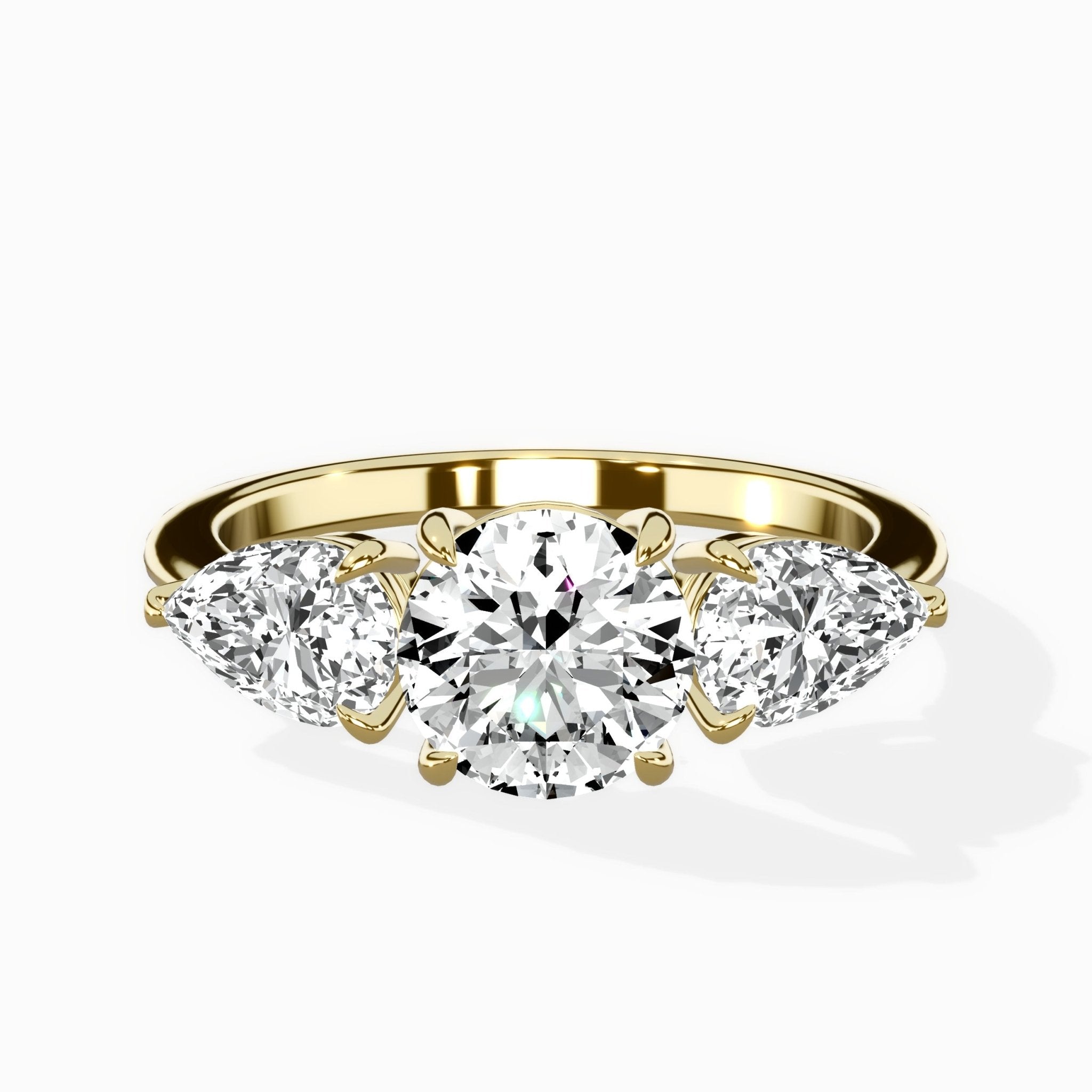 Forever Three Stone Engagement Ring - The Better Diamonds