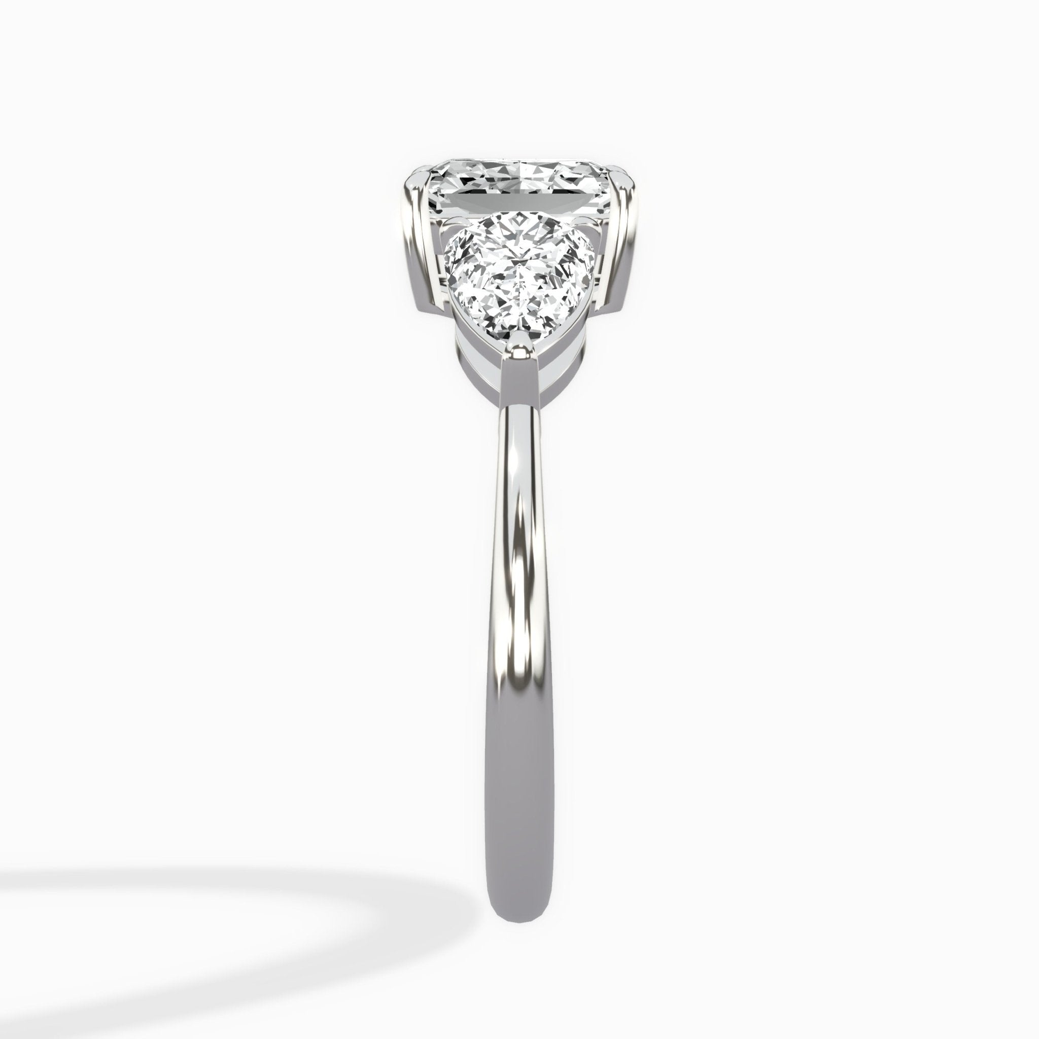 Forever Three Stone Engagement Ring - The Better Diamonds