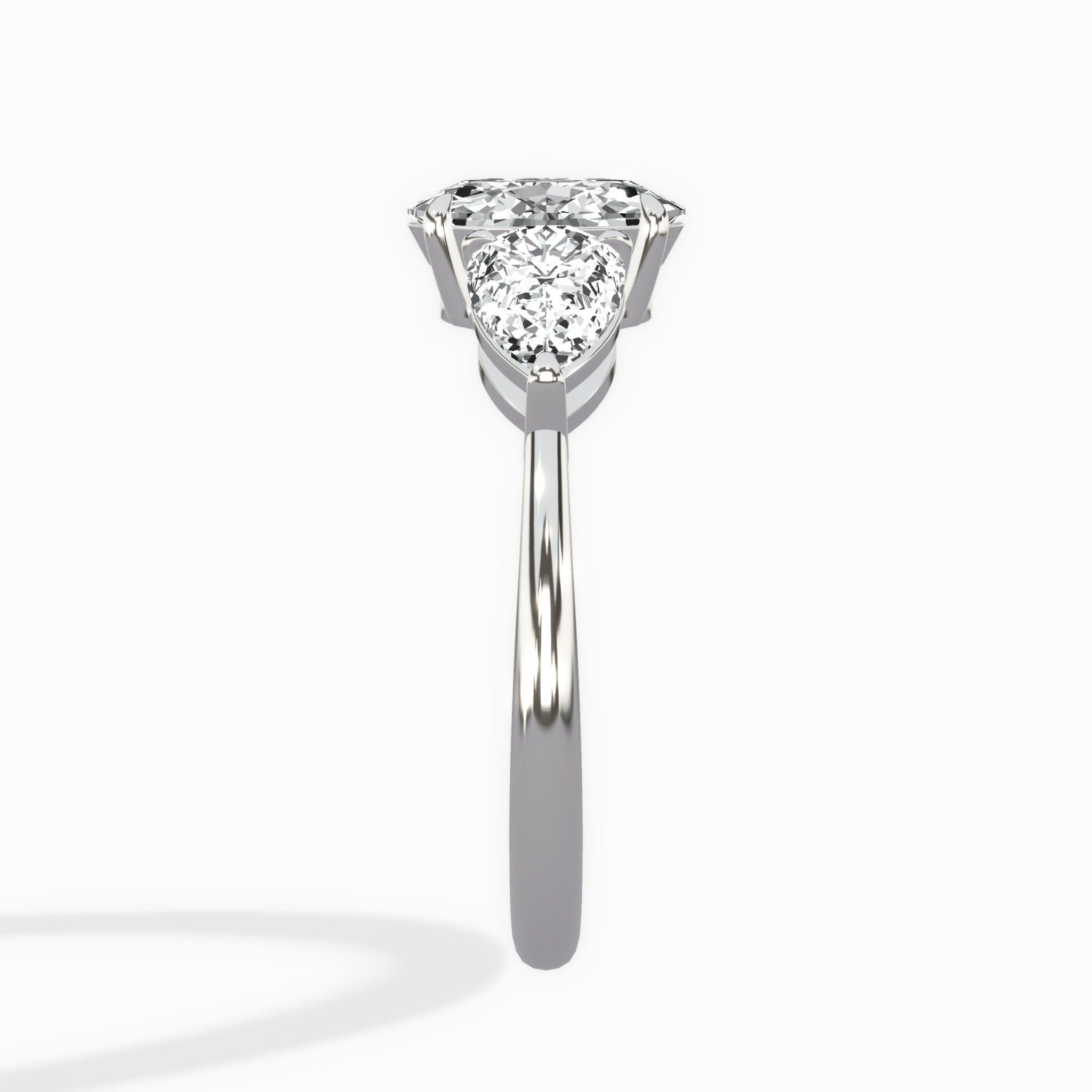Forever Three Stone Engagement Ring - The Better Diamonds