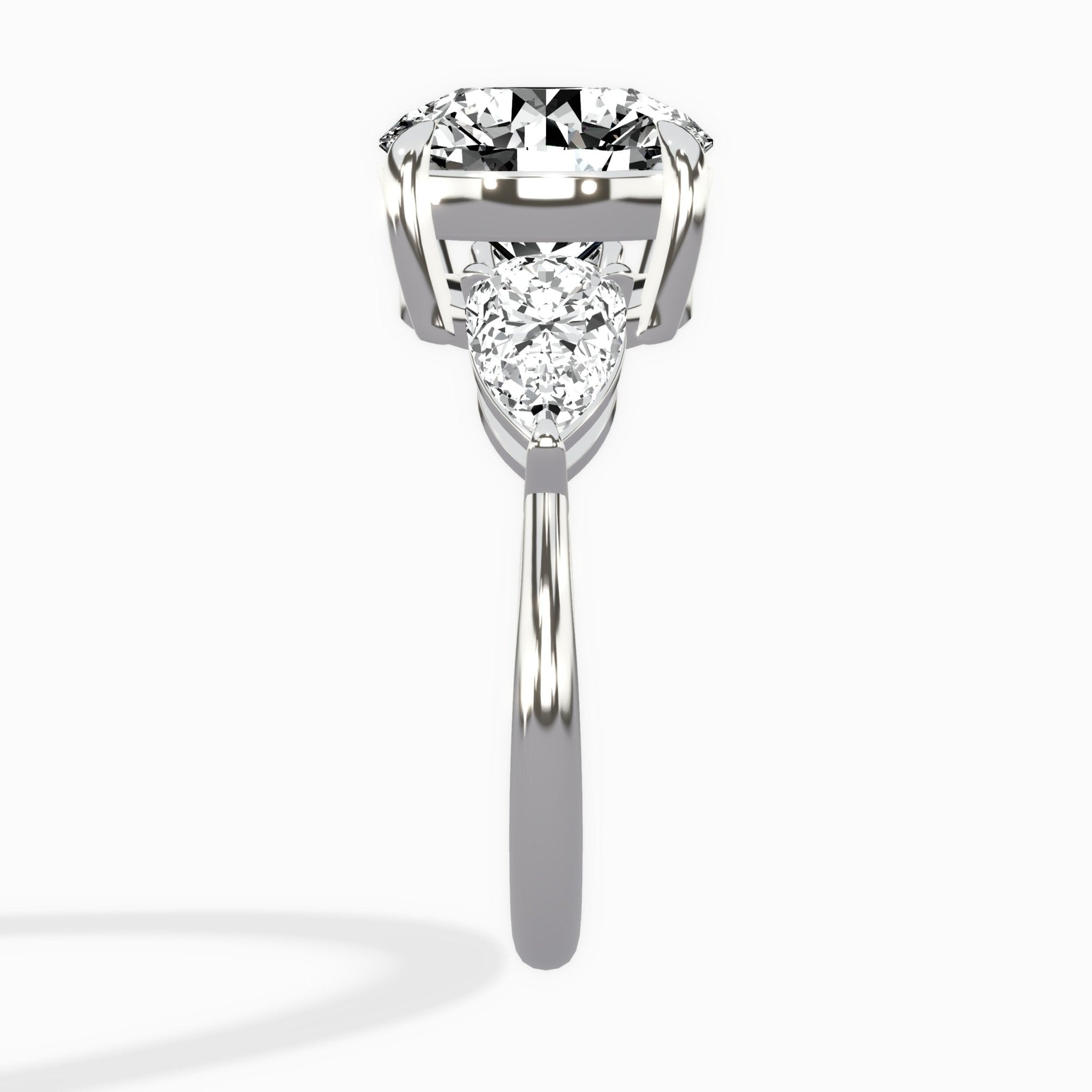 Forever Three Stone Engagement Ring - The Better Diamonds
