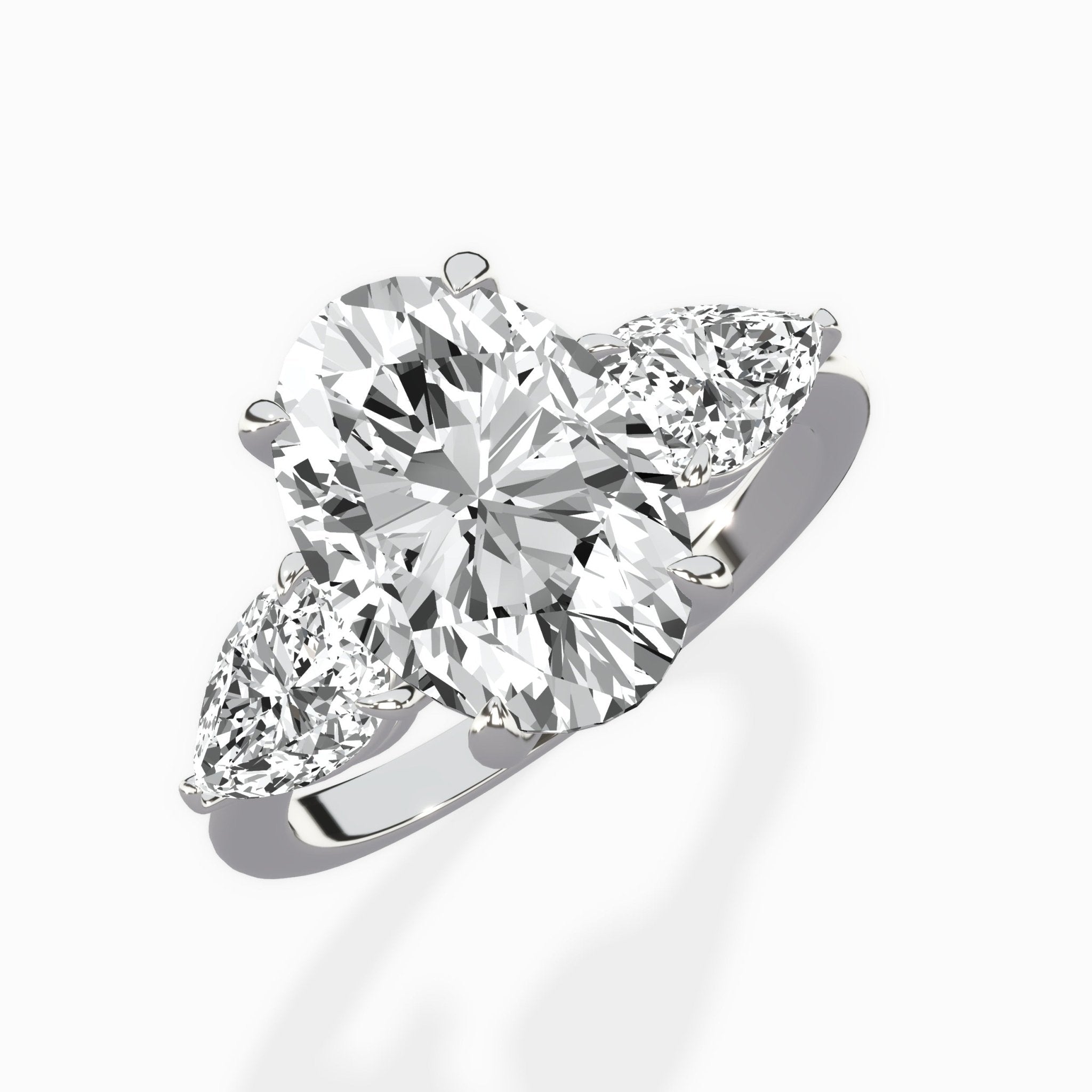 Forever Three Stone Engagement Ring - The Better Diamonds