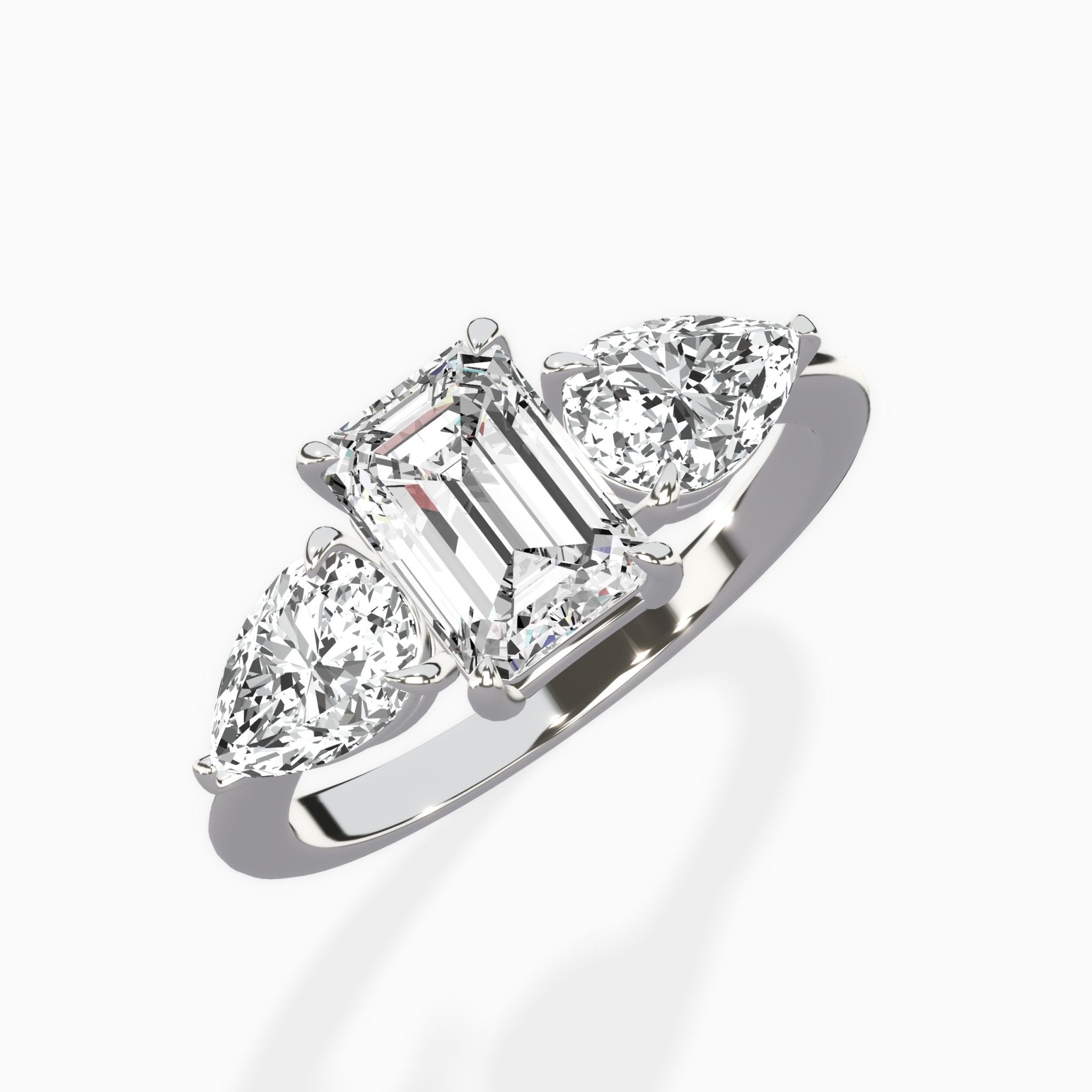Forever Three Stone Engagement Ring - The Better Diamonds
