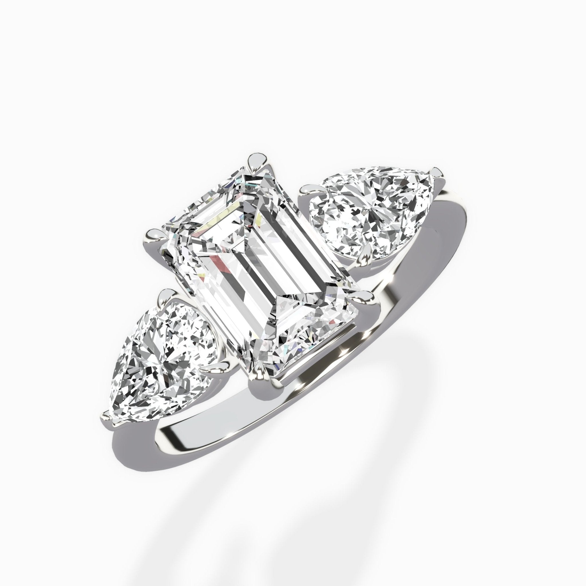 Forever Three Stone Engagement Ring - The Better Diamonds