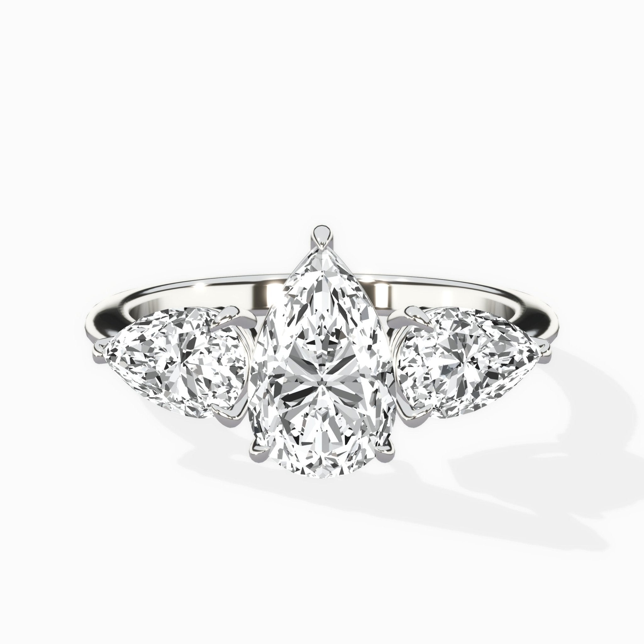 Forever Three Stone Engagement Ring - The Better Diamonds