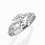 Forever Three Stone Engagement Ring - The Better Diamonds