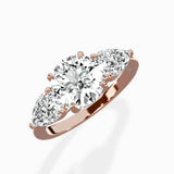 Forever Three Stone Engagement Ring - The Better Diamonds
