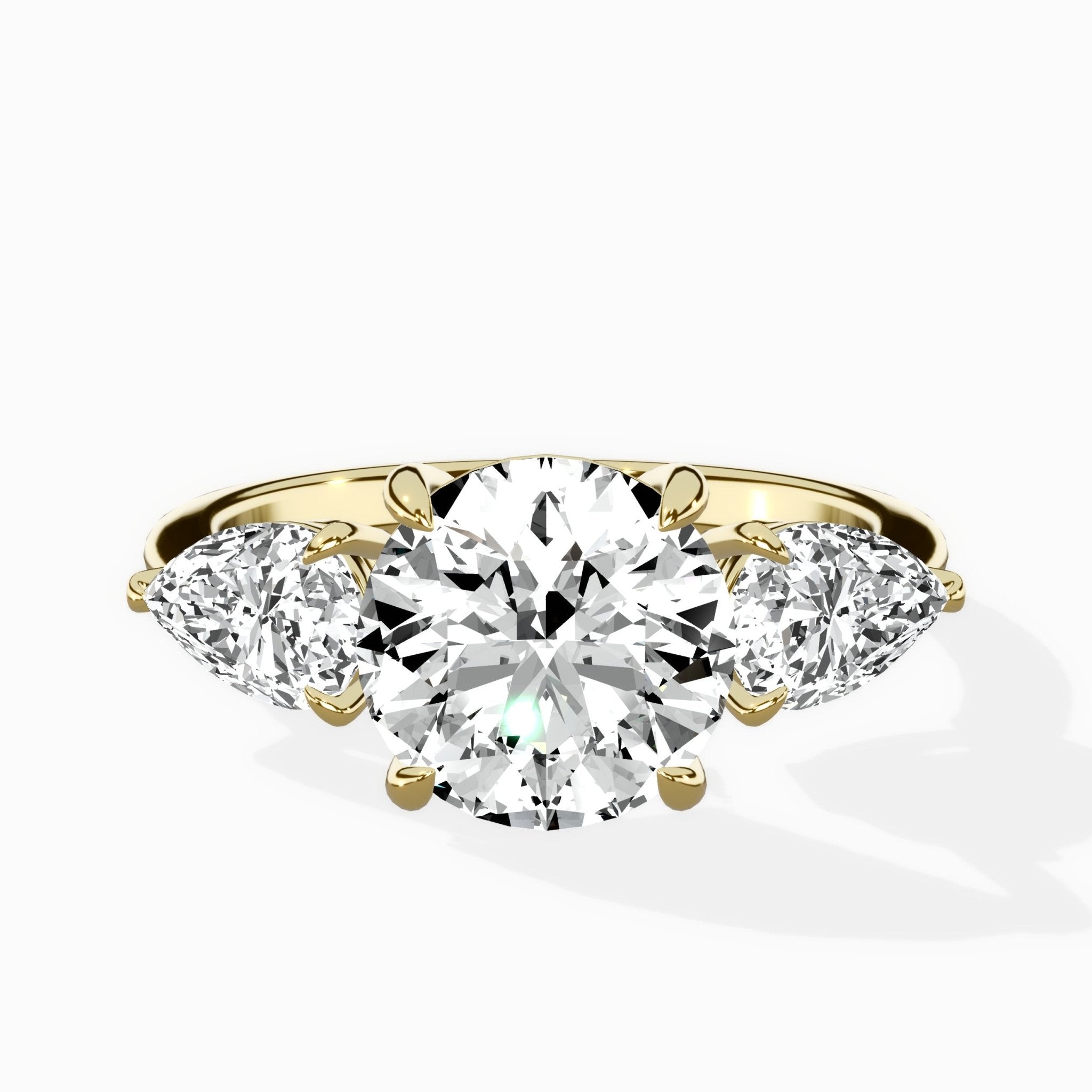 Forever Three Stone Engagement Ring - The Better Diamonds
