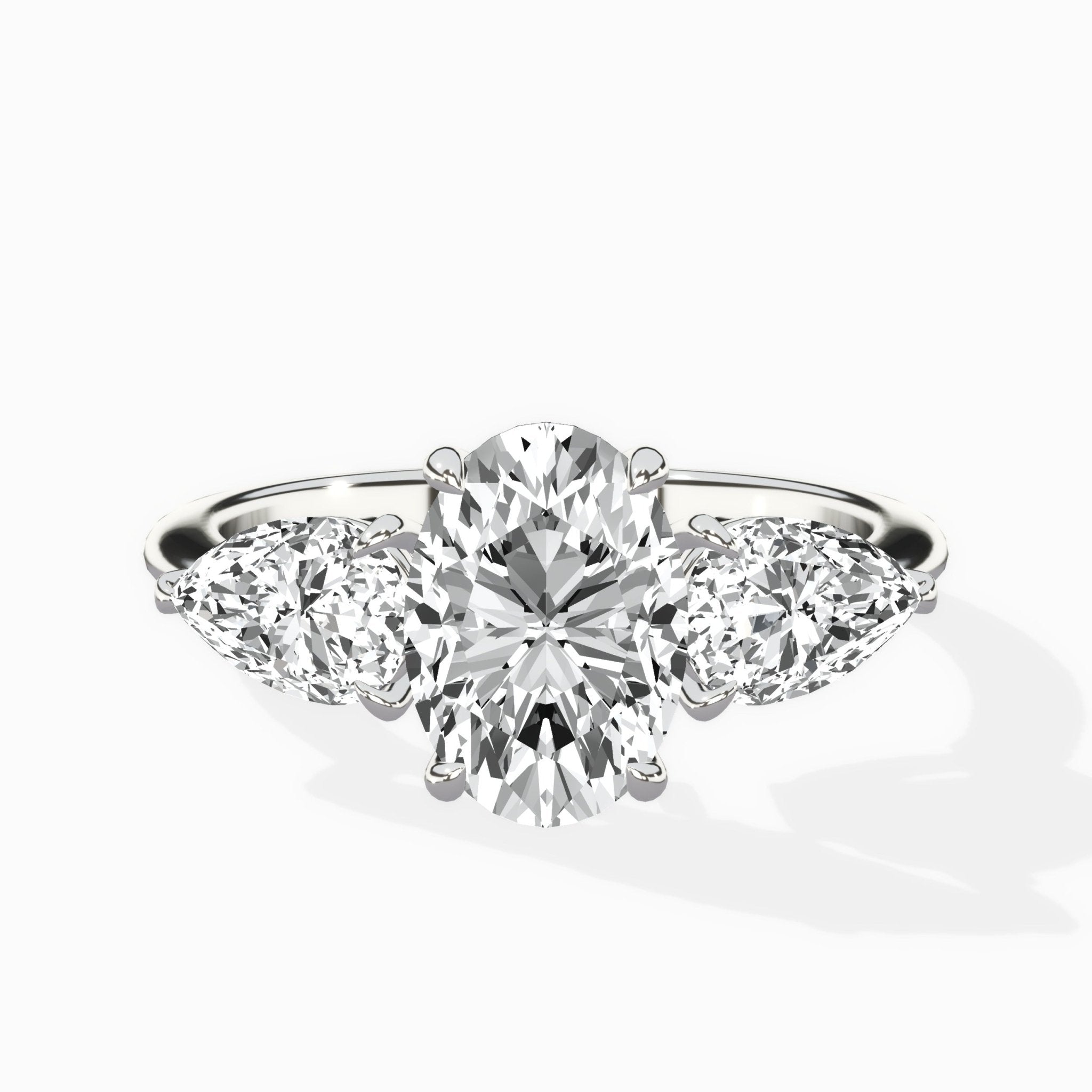 Forever Three Stone Engagement Ring - The Better Diamonds