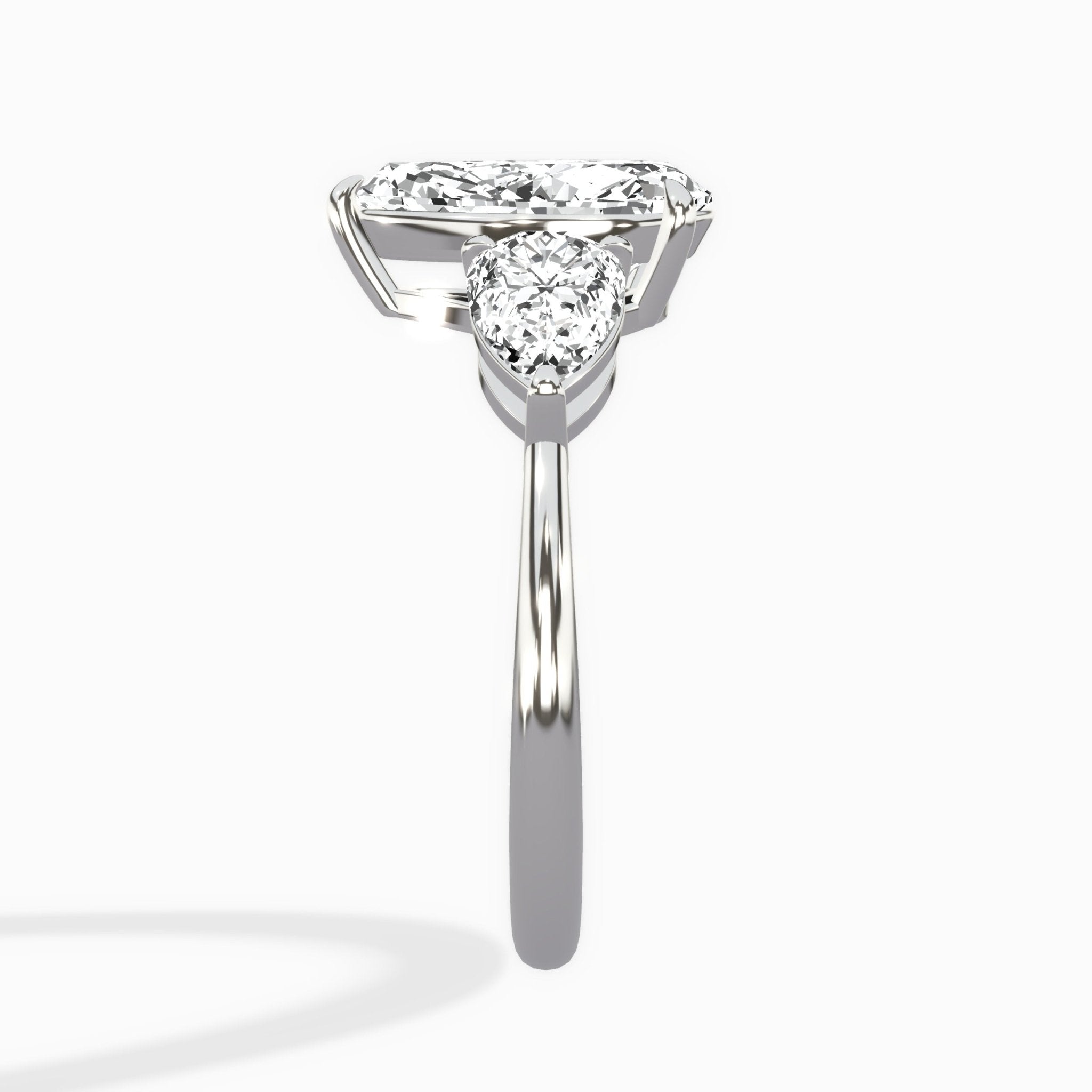 Forever Three Stone Engagement Ring - The Better Diamonds