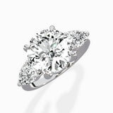Forever Three Stone Engagement Ring - The Better Diamonds