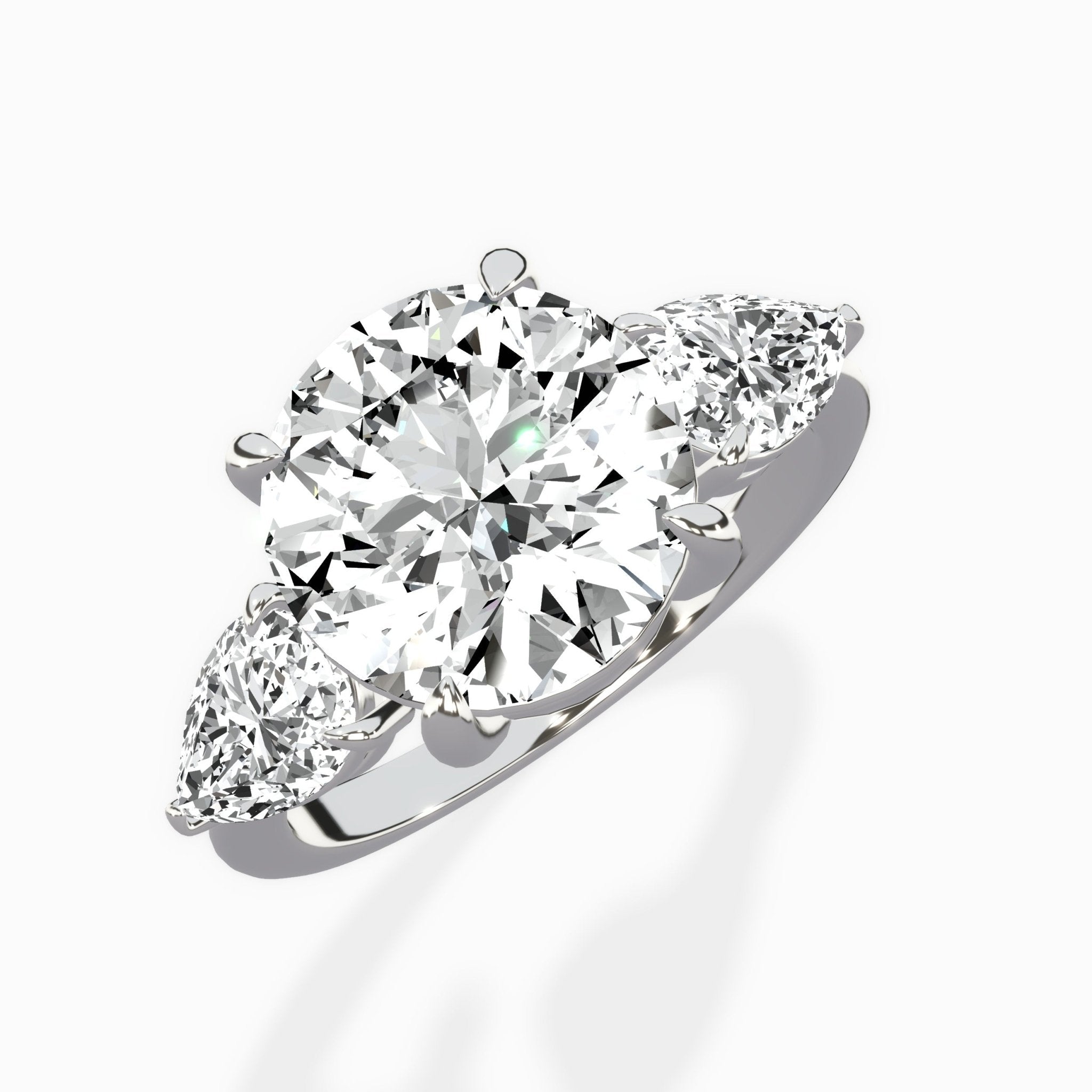Forever Three Stone Engagement Ring - The Better Diamonds