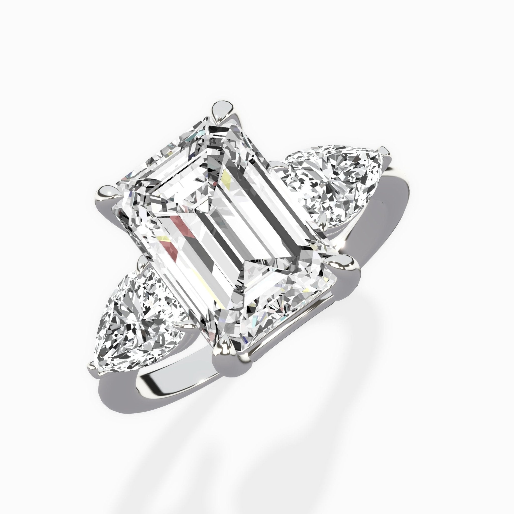 Forever Three Stone Engagement Ring - The Better Diamonds