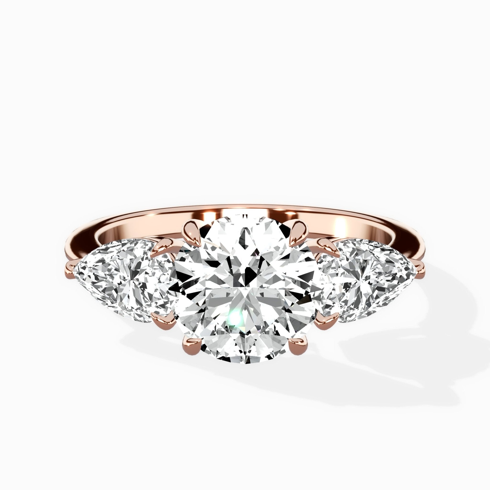 Forever Three Stone Engagement Ring - The Better Diamonds