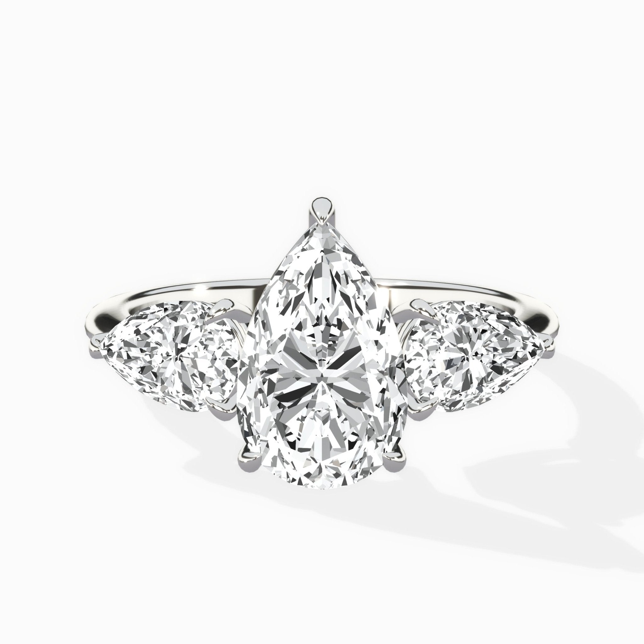 Forever Three Stone Engagement Ring - The Better Diamonds