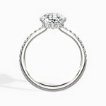 Fortuna Hidden Halo 2.06 ct Pear Engagement Ring in White Gold - The Better Diamonds