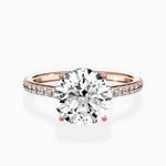 Fortuna Hidden Halo Engagement Ring - The Better Diamonds