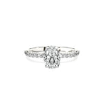 Fortuna Hidden Halo Engagement Ring - The Better Diamonds