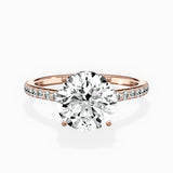 Fortuna Hidden Halo Engagement Ring - The Better Diamonds