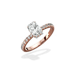 Fortuna Hidden Halo Engagement Ring - The Better Diamonds