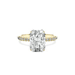 Fortuna Hidden Halo Engagement Ring - The Better Diamonds