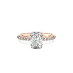 Fortuna Hidden Halo Engagement Ring - The Better Diamonds