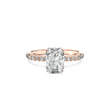 Fortuna Hidden Halo Engagement Ring - The Better Diamonds