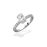 Fortuna Hidden Halo Engagement Ring - The Better Diamonds