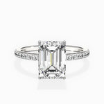 Fortuna Hidden Halo Engagement Ring - The Better Diamonds