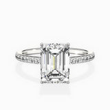 Fortuna Hidden Halo Engagement Ring - The Better Diamonds