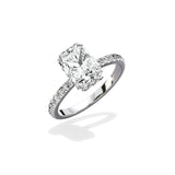 Fortuna Hidden Halo Engagement Ring - The Better Diamonds