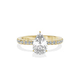 Fortuna Hidden Halo Engagement Ring - The Better Diamonds