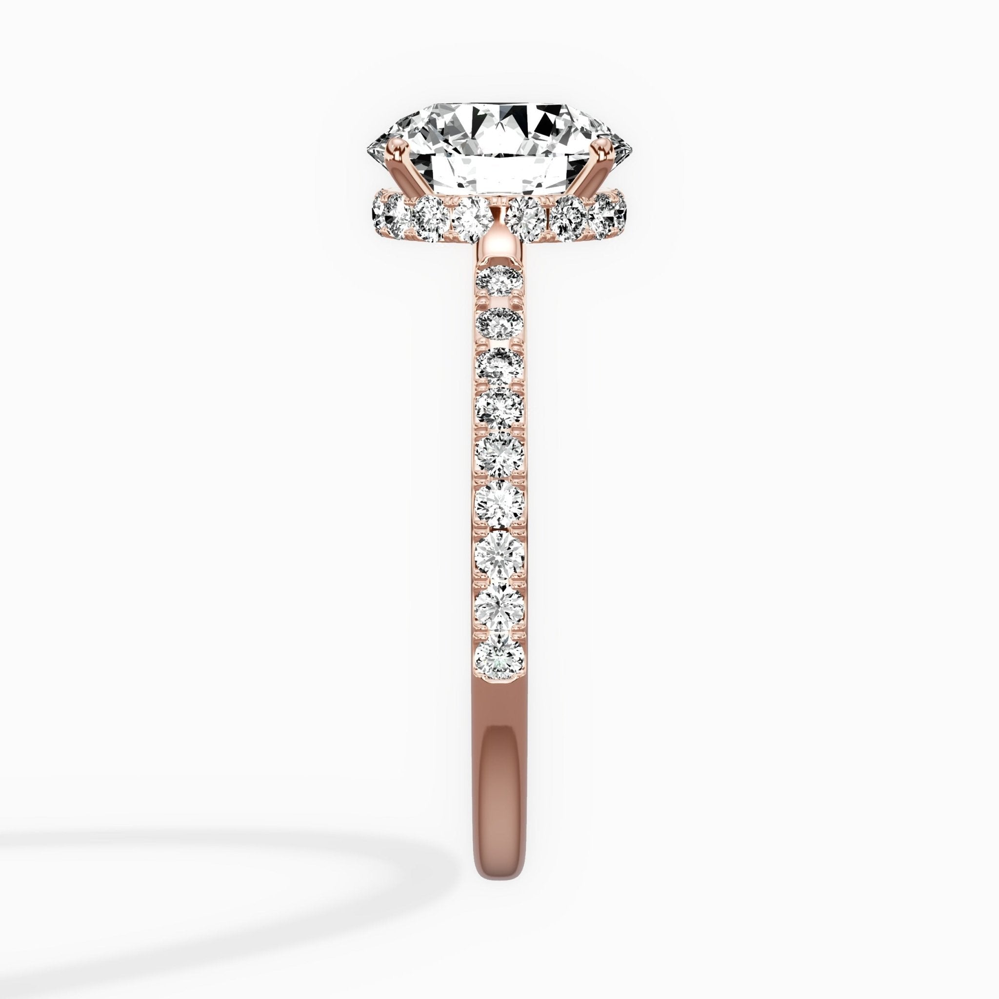 Fortuna Hidden Halo Engagement Ring - The Better Diamonds