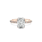 Fortuna Hidden Halo Engagement Ring - The Better Diamonds