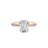 Fortuna Hidden Halo Engagement Ring - The Better Diamonds