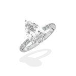 Fortuna Hidden Halo Engagement Ring - The Better Diamonds