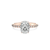 Fortuna Hidden Halo Engagement Ring - The Better Diamonds