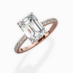 Fortuna Hidden Halo Engagement Ring - The Better Diamonds