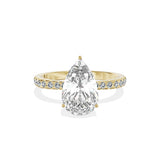 Fortuna Hidden Halo Engagement Ring - The Better Diamonds