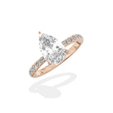 Fortuna Hidden Halo Engagement Ring - The Better Diamonds