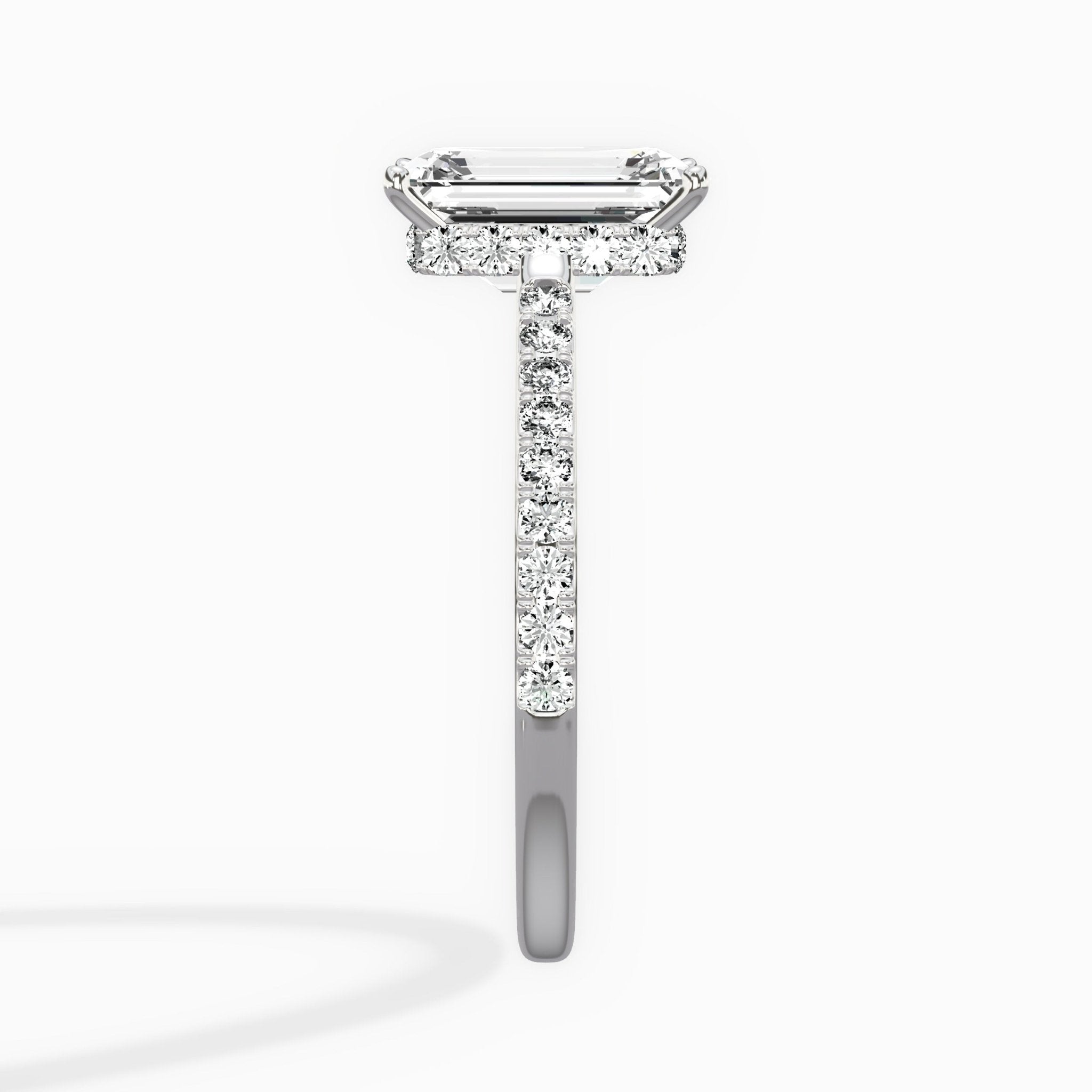 Fortuna Hidden Halo Engagement Ring - The Better Diamonds