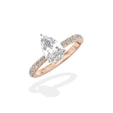 Fortuna Hidden Halo Engagement Ring - The Better Diamonds