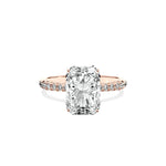 Fortuna Hidden Halo Engagement Ring - The Better Diamonds