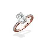 Fortuna Hidden Halo Engagement Ring - The Better Diamonds