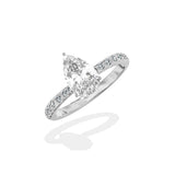 Fortuna Hidden Halo Engagement Ring - The Better Diamonds